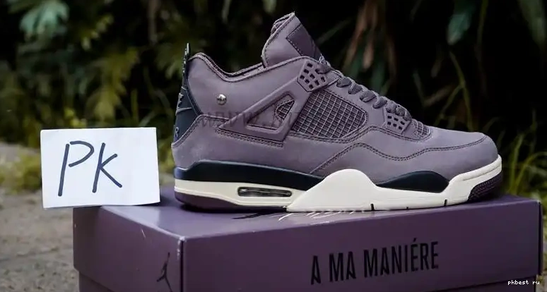 Ore GOD MATERIALS Ma 4 Violet A RETAIL TO PK Retro SHIP Jordan READY Maniére 0521